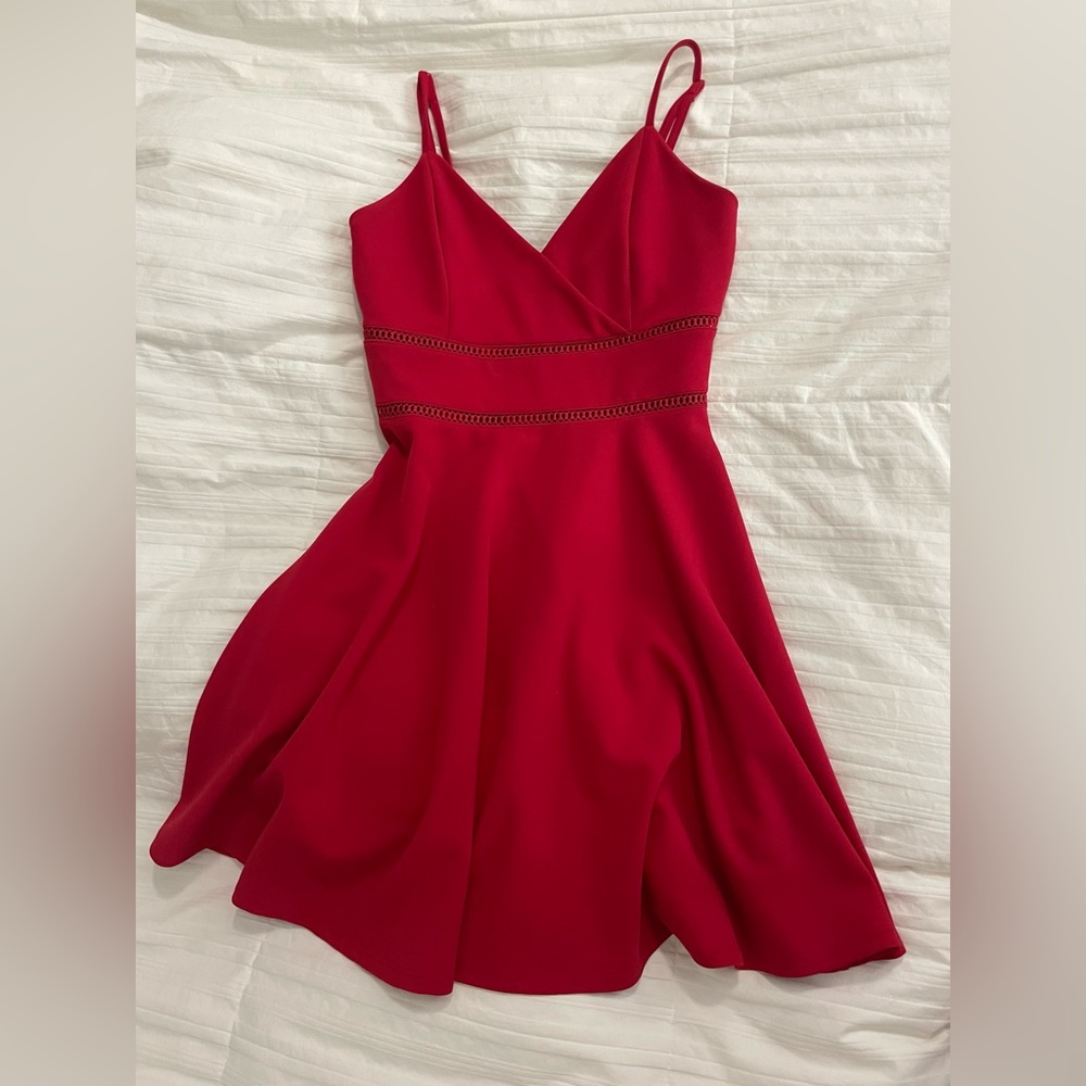 Trixxi Red Mini Dress size small